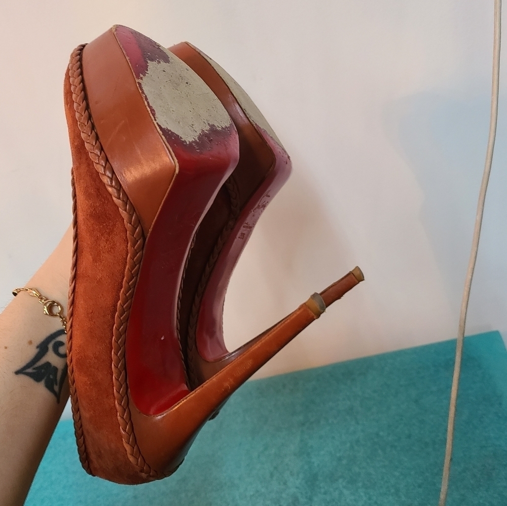 Christian Louboutin Braided Platforms - Picture 12 of 15